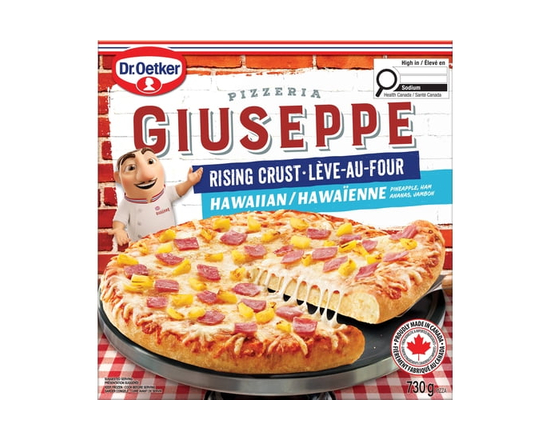 Dr. Oetker Giuseppe Pizzeria Rising Crust Hawaiian Pizza, 730 g - 730g