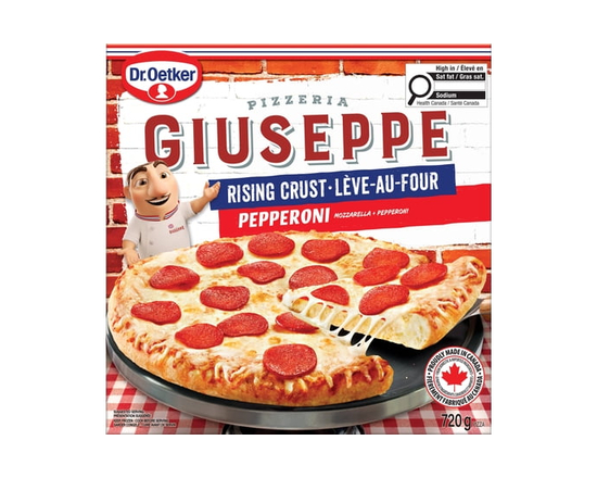 Dr. Oetker Giuseppe Pizzeria Rising Crust Pepperoni Pizza - 720 g