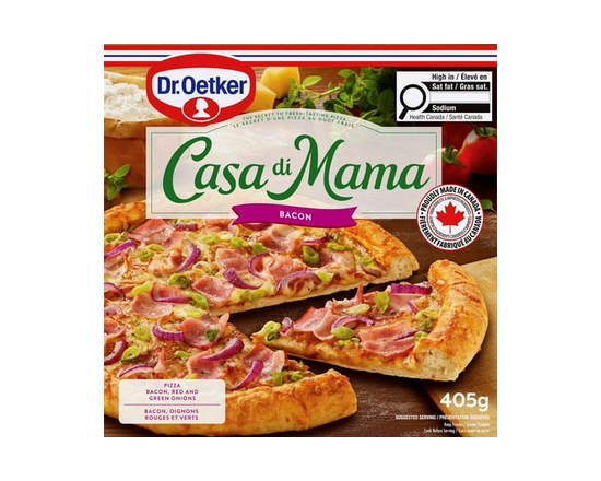 Dr. Oetker Casa di Mama pizza bacon - 405g