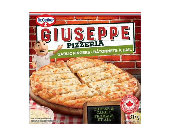 Dr. Oetker Giuseppe Pizzeria Garlic Fingers Pizza - 317g