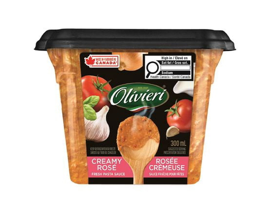 Olivieri Creamy Rosé Fresh Pasta Sauce