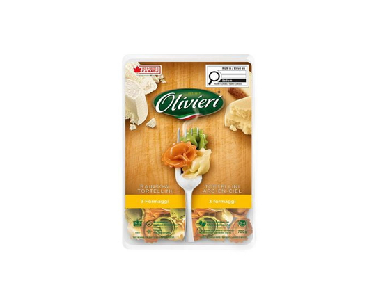 Olivieri Tortellini arc-en-ciel aux 3 formaggi