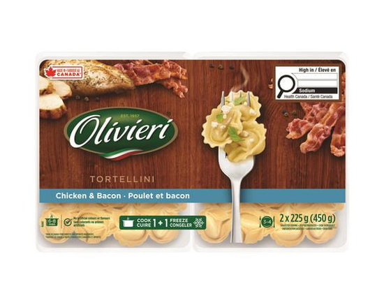 Tortellini frais au poulet et bacon Olivieri