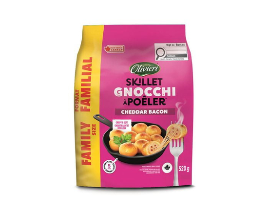 Olivieri Cheddar Bacon Skillet Gnocchi - 520g