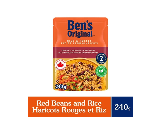 BEN'S ORIGINAL Rice & Pulses Red Beans & Rice Side Dish, 240g Pouch - 240g