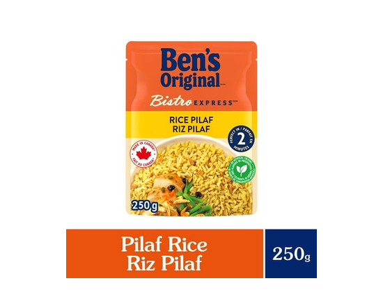 BEN'S ORIGINAL BISTRO EXPRESS Pilaf Rice Side Dish, 250g Pouch - 250g