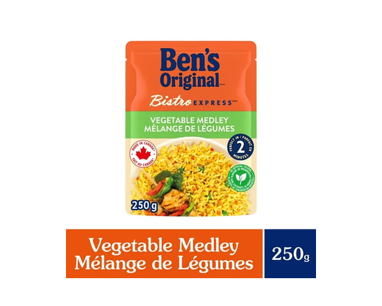 BEN'S ORIGINAL BISTRO EXPRESS mélange de légumes riz long grain d'accompagnement, sachet de 250 g - 250 g