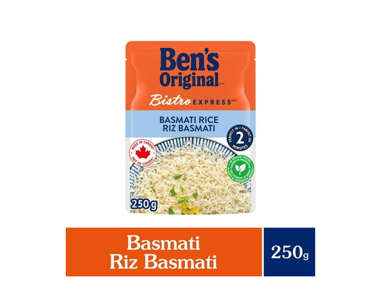 BEN'S ORIGINAL BISTRO EXPRESS Basmati Rice Side Dish, 250g Pouch - 250g