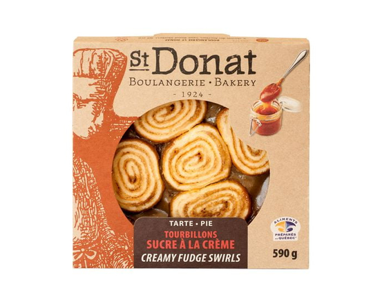 Tourbillons au sucre à la crème Boulangerie St-Donat