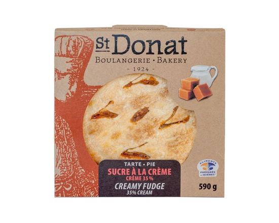 Tarte au sucre à la crème Boulangerie St-Donat