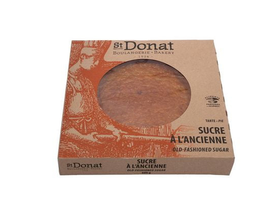 Tarte au sucre à l’ancienne Boulangerie St-Donat
