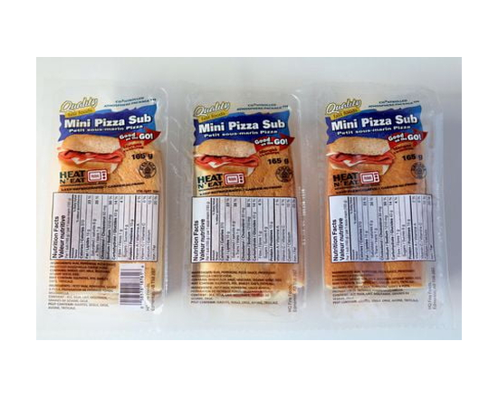 Quality 3 Pack Mini Pizza Sub