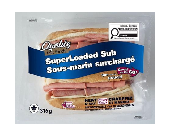 Quality Fast Foods Super Loaded Sub