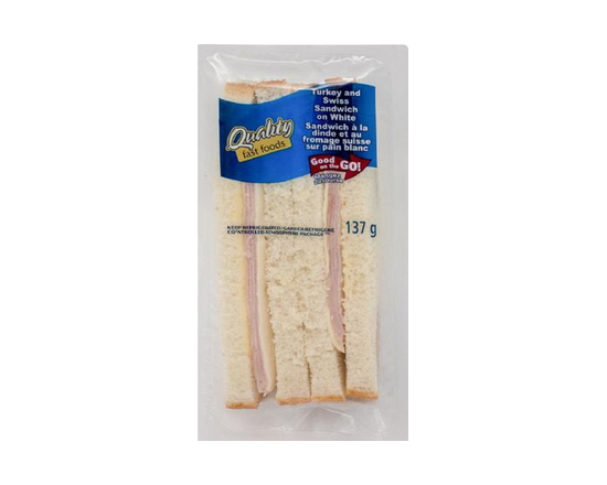 Quality Turkey & Swiss Sandwich