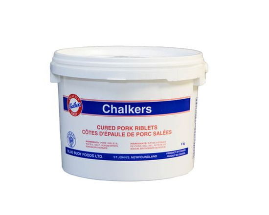 Chalkers Cured Pork Riblet Pail