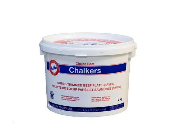 Chalkers Cured Beef Plate (Navel) Pail