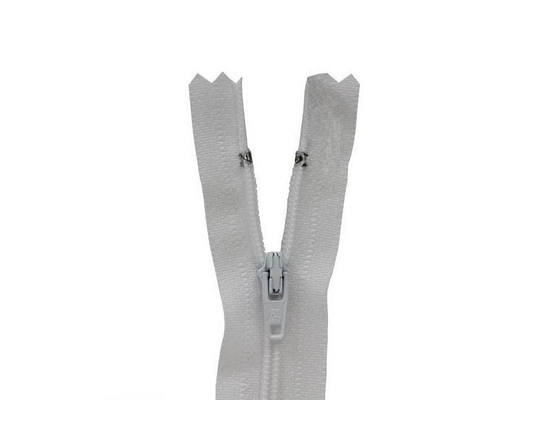 COSTUMAKERS General Purpose Closed-End Zipper 40 cm (15.7 in) (15.75), Ivory, #2.5 Nylon Coil - 40 cm (15.7 in) (White)