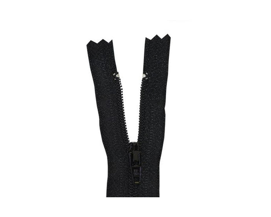 COSTUMAKERS General-Purpose Closed-End Zipper 40 cm (15.7 in), Hot Red - 40 cm (15.7 in) (Black)