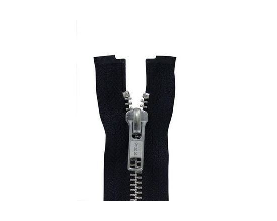COSTUMAKERS Outerwear Zipper 60 cm (23.6 in), Navy, #10 Metal Teeth, Beige - 60 cm (23.6 in) (Navy)