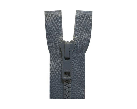 COSTUMAKERS One-Way Separating Zipper #5 Molded Teeth 65 cm (26 in) Navy - 65 cm (25.6 in) (Rail)