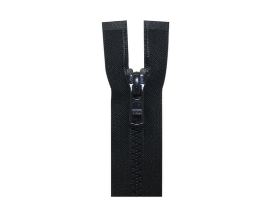 COSTUMAKERS Two-Way Separating Zipper #5 VISLON Molded Teeth 70 cm (27.6 in) Black - 70 cm (27.6 in) (Navy)