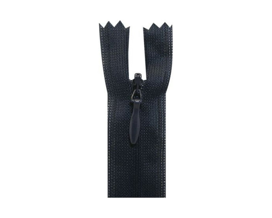 COSTUMAKERS Invisible Closed-End Zipper 20 cm (7.9 in), Navy, #2.5 Nylon Coil - 20 cm (Navy)