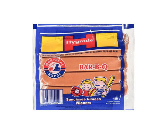 Saucisses fumées barbecue Hygrade