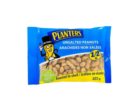 Planters Roasted In-Shell Unsalted Peanuts - 227 g