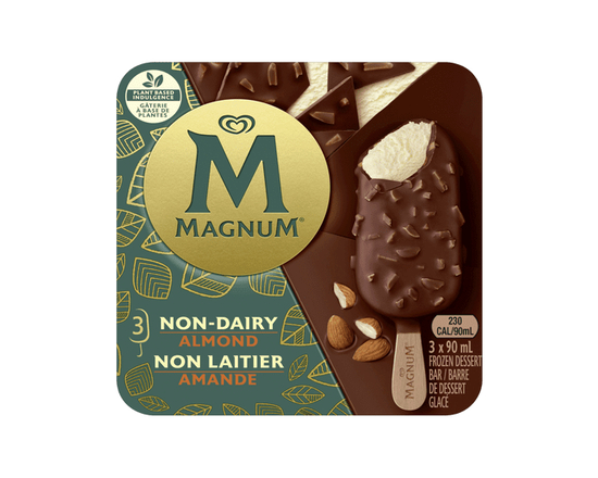 Magnum Non-Dairy Almond Frozen Dessert Bar - 3 x 100ML