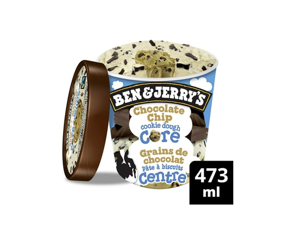 Ben & Jerry's Chocolate Chip Cookie Dough Core Ice Cream - 473 mL