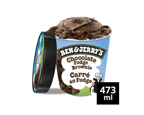 Ben & Jerry's Chocolate Fudge Brownie Ice Cream, 473 mL - 473 mL