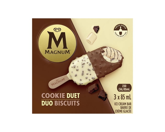 Magnum Cookie Duet Ice Cream Bar - 85MLX3