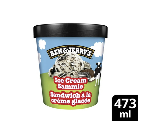 Ben & Jerry's Ice Cream Sammie Ice Cream - 473ML