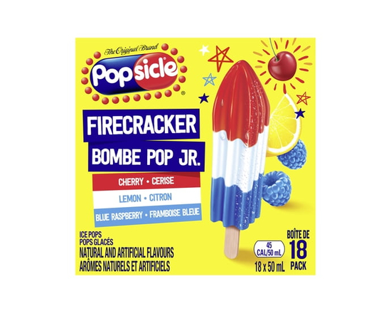 Popsicle Firecracker Ice Pops - 18 count