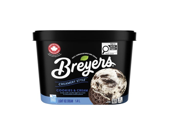 Breyers Cookies & Cream Light Ice Cream - 1.41L