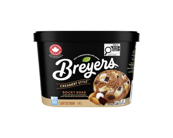 Breyers Rocky Road Light Ice Cream - 1.41L