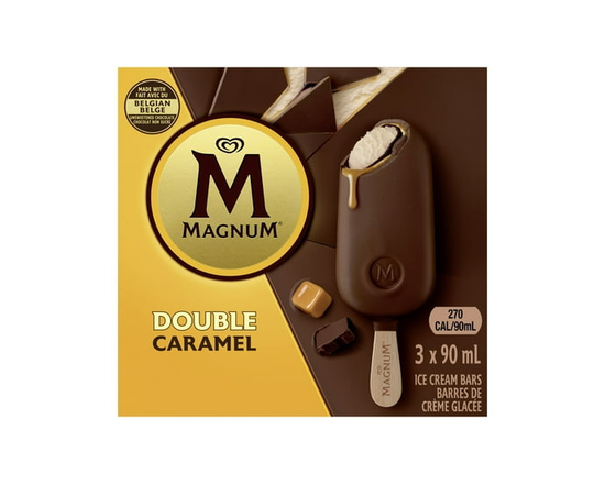 Magnum Double Caramel Ice Cream Bar - 3X90ML
