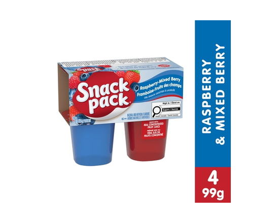 Snack Pack® Juicy Gels®Raspberry and Mixed Berry Fruit Juice Cups - 396 g