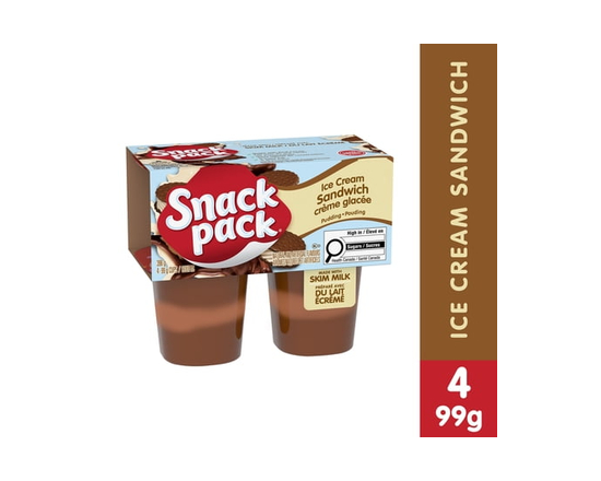 Snack Pack® Ice Cream Sandwich Pudding Cups - 99 g
