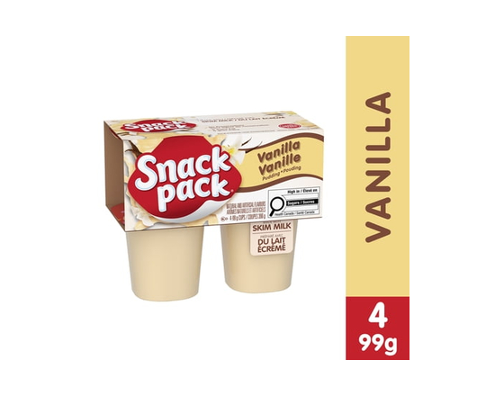 Snack Pack® Vanilla Pudding Cups - 396 g