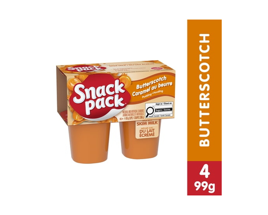 Snack Pack® Butterscotch Pudding Cups - 396 g