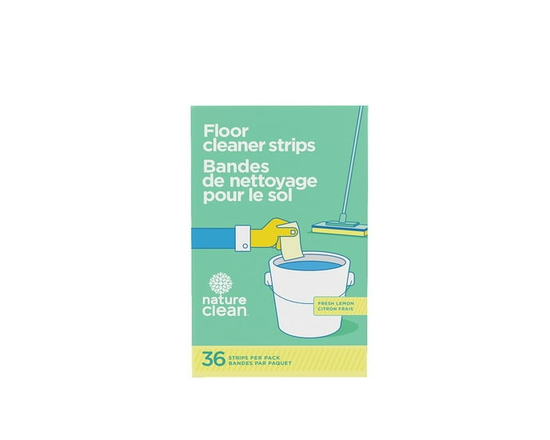 Nature Clean Floor Cleaner Strips - Fresh Lemon Scent, 36 strips