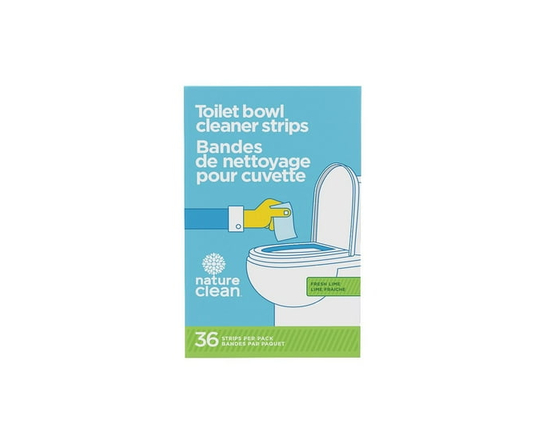 Nature Clean Toilet Bowl Cleaner Strips - Fresh Lime