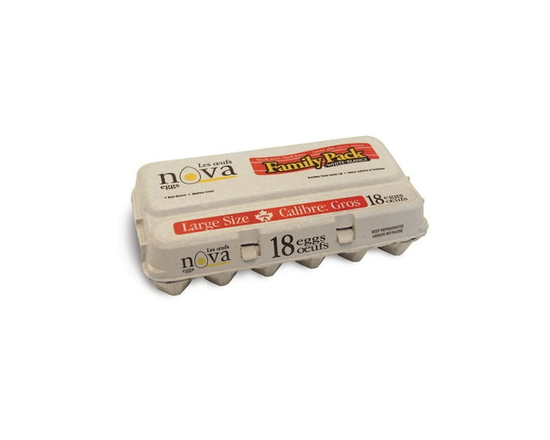 Nova Large White 18 Eggs - L