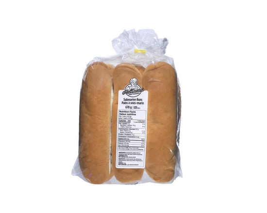 10" Sub buns