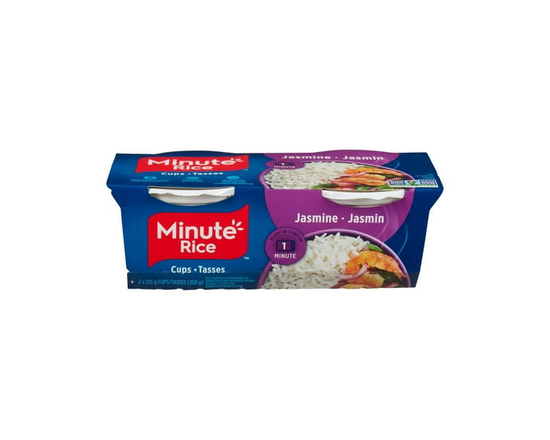 Tasses de riz au jasmin Minute Rice 2x125g (250g) - 250 g