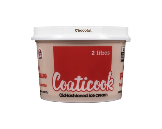 Coaticook Crème Glacée au Chocolat - 2 L