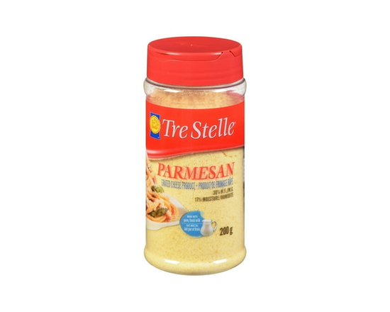 Tre Stelle Grated Parmesan Cheese Product Shaker - 200g