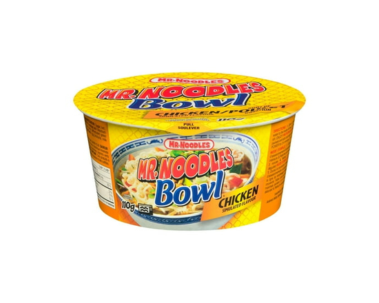 Mr. Noodles Bol à Saveur de Poulet - 110 g