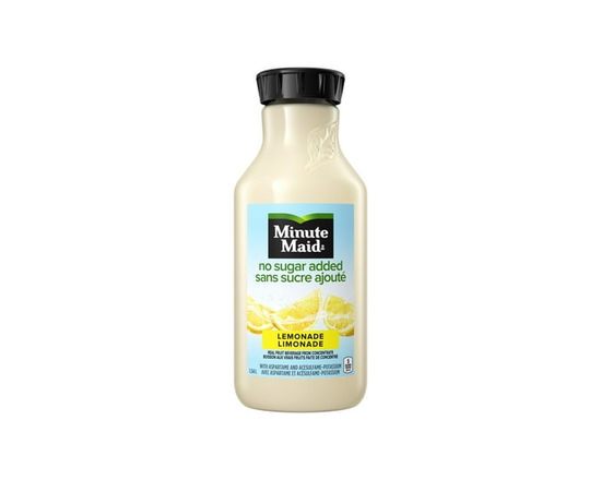 Minute Maid No Sugar Added Lemonade Bottle, 1.54 Liters - 1.54 L